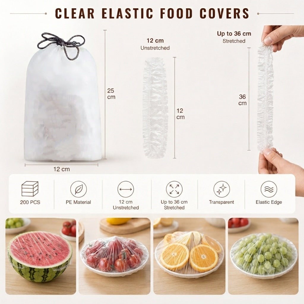 Couvercles alimentaires universels 🍃 S'adaptent à tout ! Une conservation rapide et astucieuse des aliments