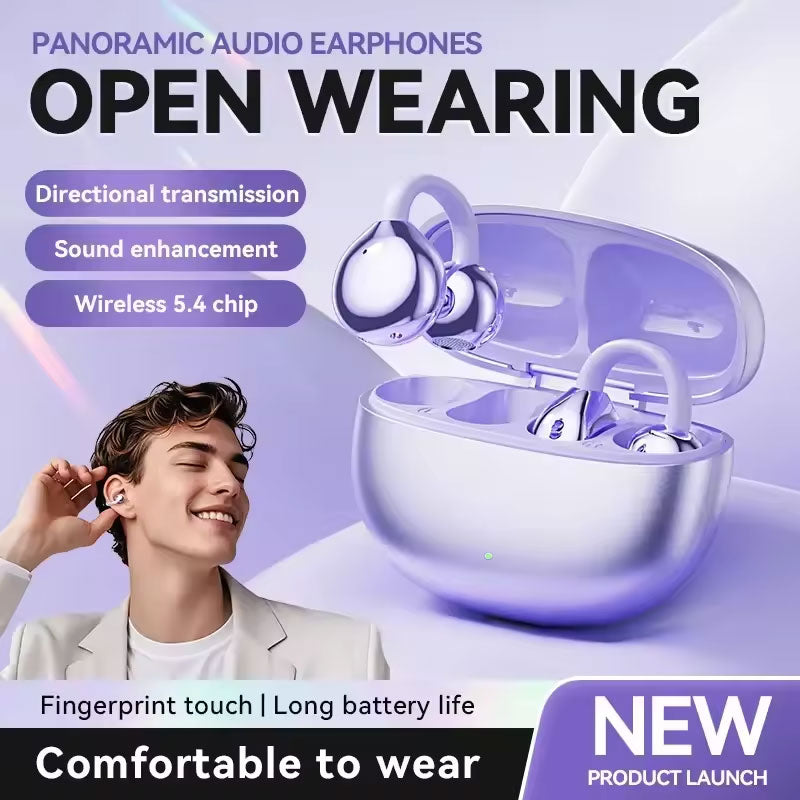 Casque Bluetooth avec clip d'oreille