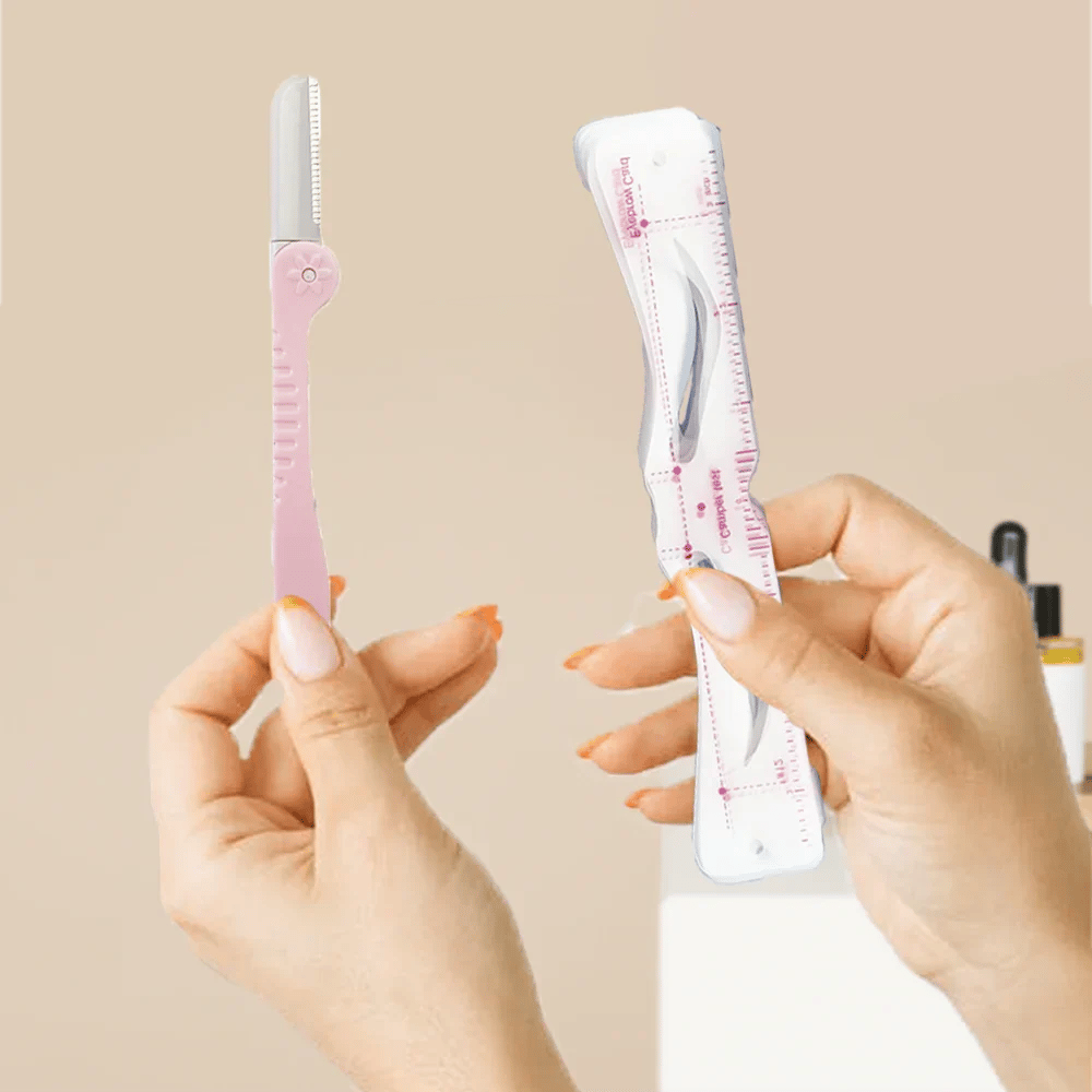 ✨💕 12 formes, un sourcil parfait — Kit de pochoirs à sourcils