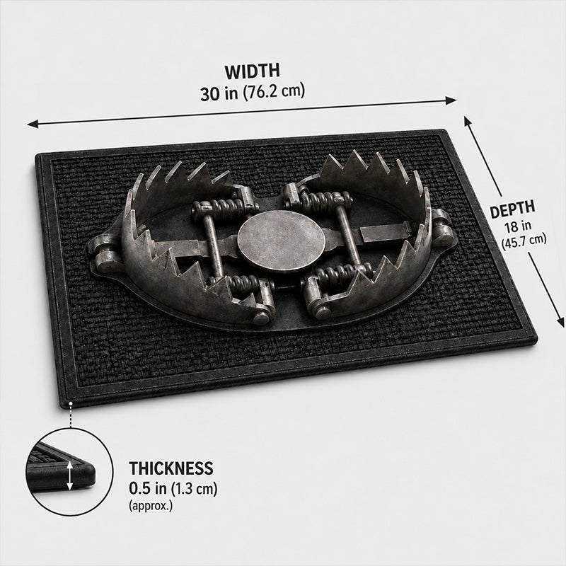 🌀 Paillasson « Trick Trap 3D Illusion » : un paillasson à l'illusion d'optique qui vous fera perdre la tête ! 🕳️