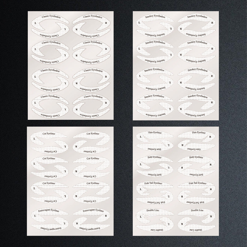 Modèle de maquillage ombres à paupières/eyeliner autocollants