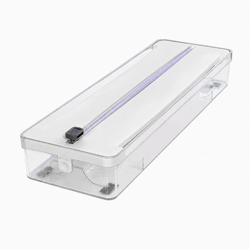 🍳 Distributeur 2-en-1 pour papier d'aluminium et film alimentaire avec coupe-film coulissant ! ✂️