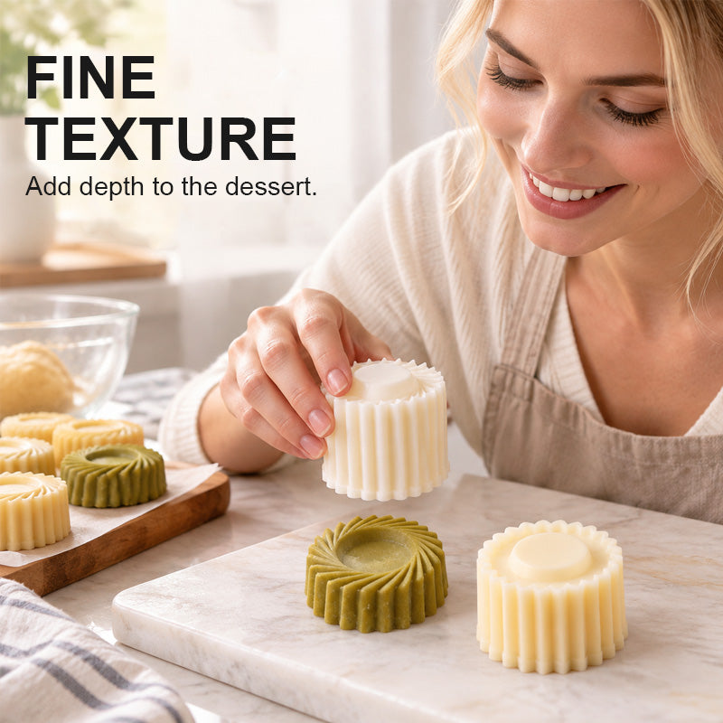 🔄🥐 Moule à pâtisserie 2-en-1 double face — Deux formes décoratives, un seul ustensile de pâtisserie compact