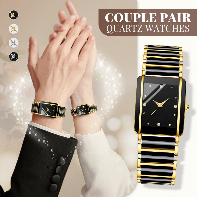 ⌚ Montre élégante à bracelet en céramique — Étanche jusqu'à 3 ATM, mouvement à quartz, coffret cadeau inclus