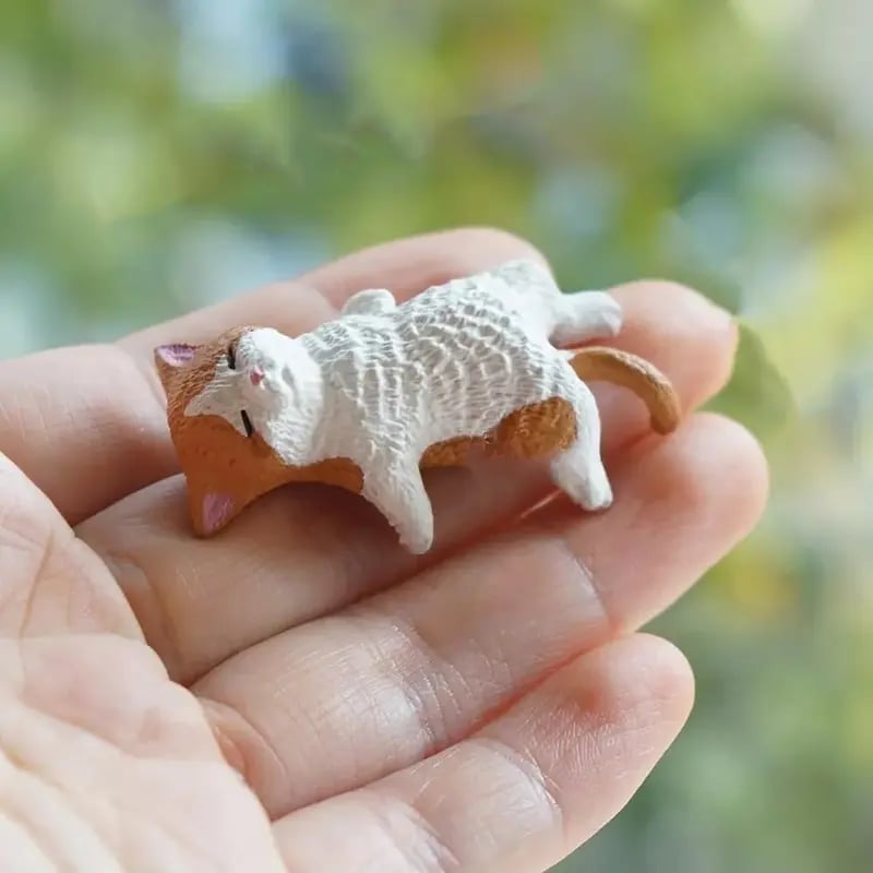🎁Dernier jour ! 49 % de réduction !🐱Mini figurines de chats de bureau – Lot de 5 adorables chatons de dessin animé