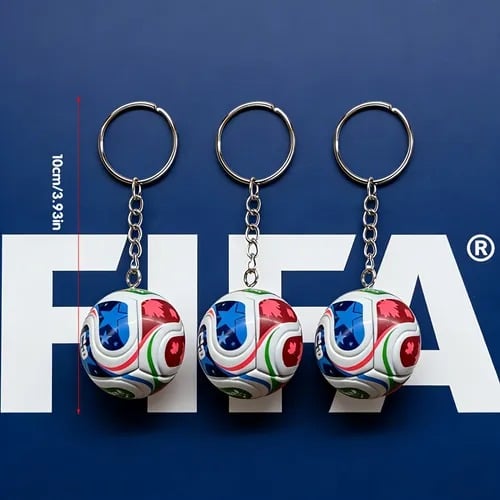 🏆 Porte-clés Coupe du monde 2026 : trophée et ballon de foot en édition limitée, le cadeau idéal pour les fans ! 🇨🇦🇲🇽🇺🇸