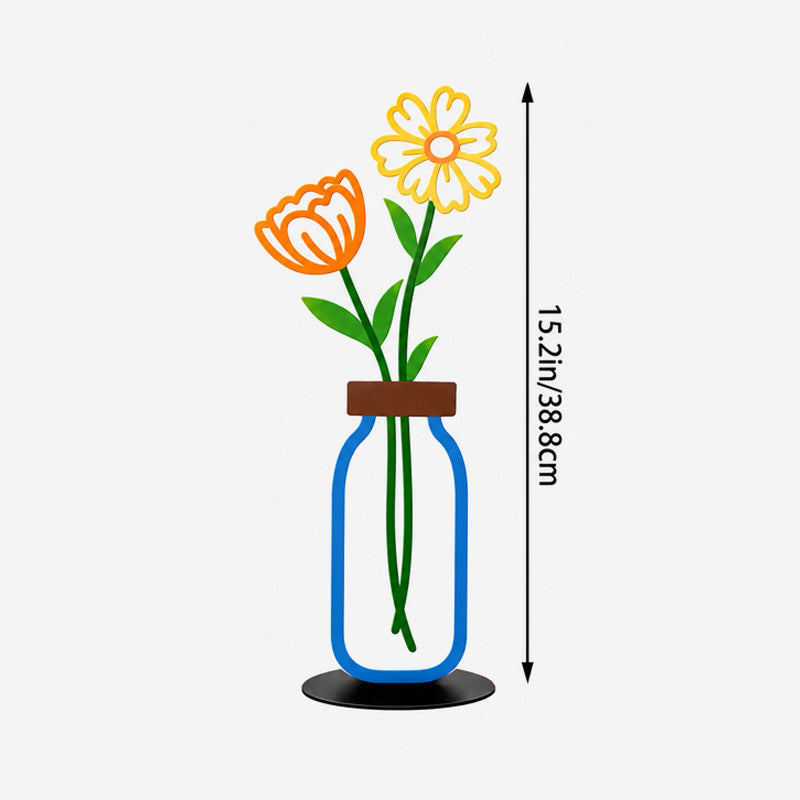🌷 Une floraison éternelle — Décoration florale pour vase