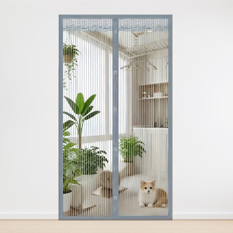 🦟 Éloignez les nuisibles : s'installe en 2 minutes ! Le rideau de porte en filet magnétique ! 🚪✨