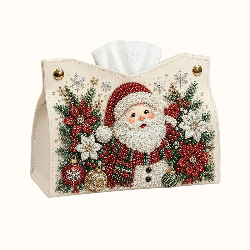 🎄Porte-mouchoirs « Diamond Painting » à réaliser soi-même — Bricolage de Noël double face, motifs festifs et usage quotidien