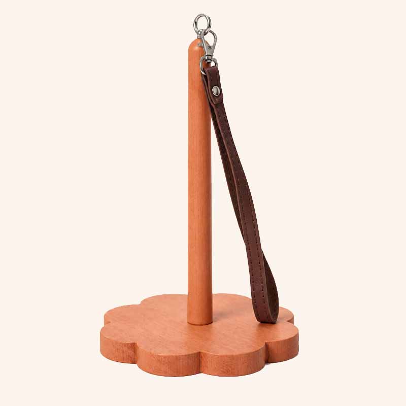 🧶Porte-fil portable — Support de filage et d'enroulement permettant de garder le fil à portée de main tout en ayant les mains libres