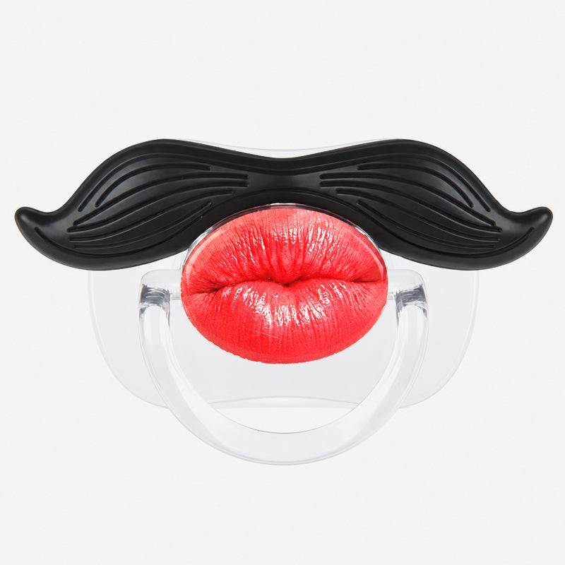 😂Sucette « Moustache » pour bébé — 4 modèles rigolos, avec un pendentif parfait pour les photos