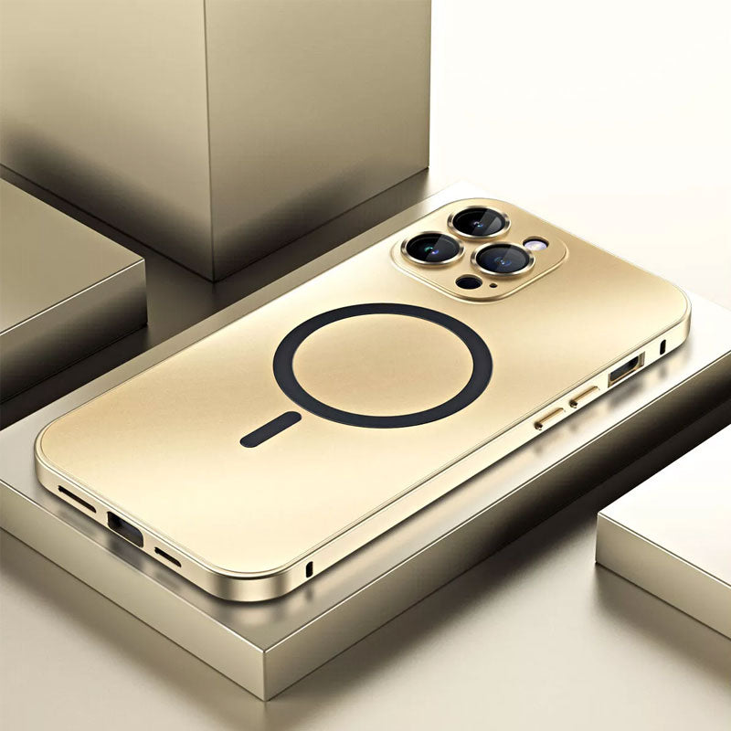 Étui magnétique en métal pour iPhone