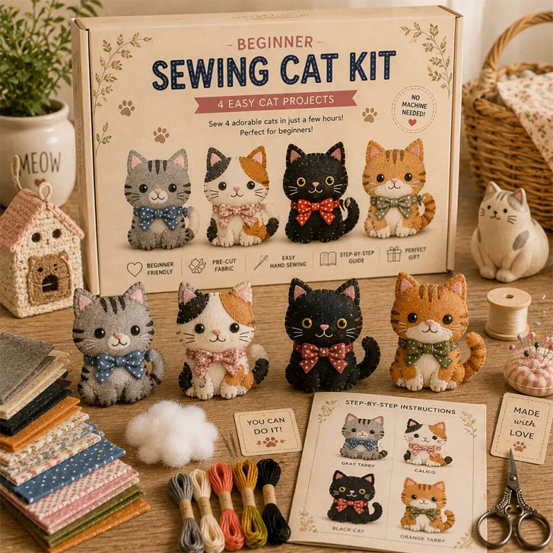 Déconnecte-toi, détends-toi et couds ton propre petit compagnon de poche ! 🧵✨🧸
