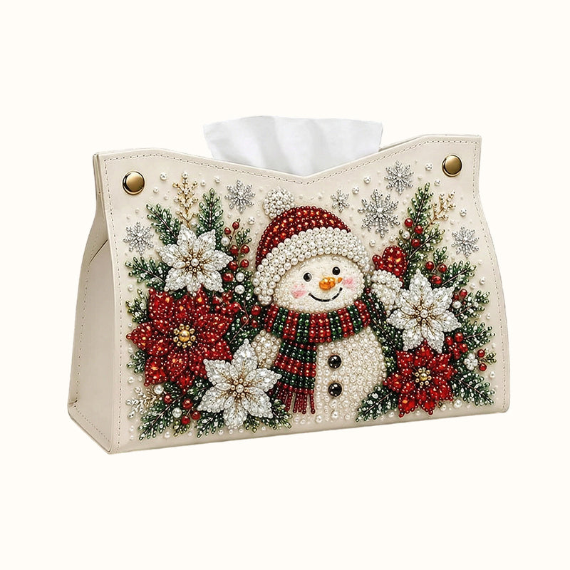 🎄Porte-mouchoirs « Diamond Painting » à réaliser soi-même — Bricolage de Noël double face, motifs festifs et usage quotidien