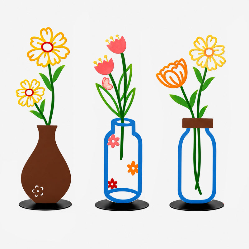 🌷 Une floraison éternelle — Décoration florale pour vase