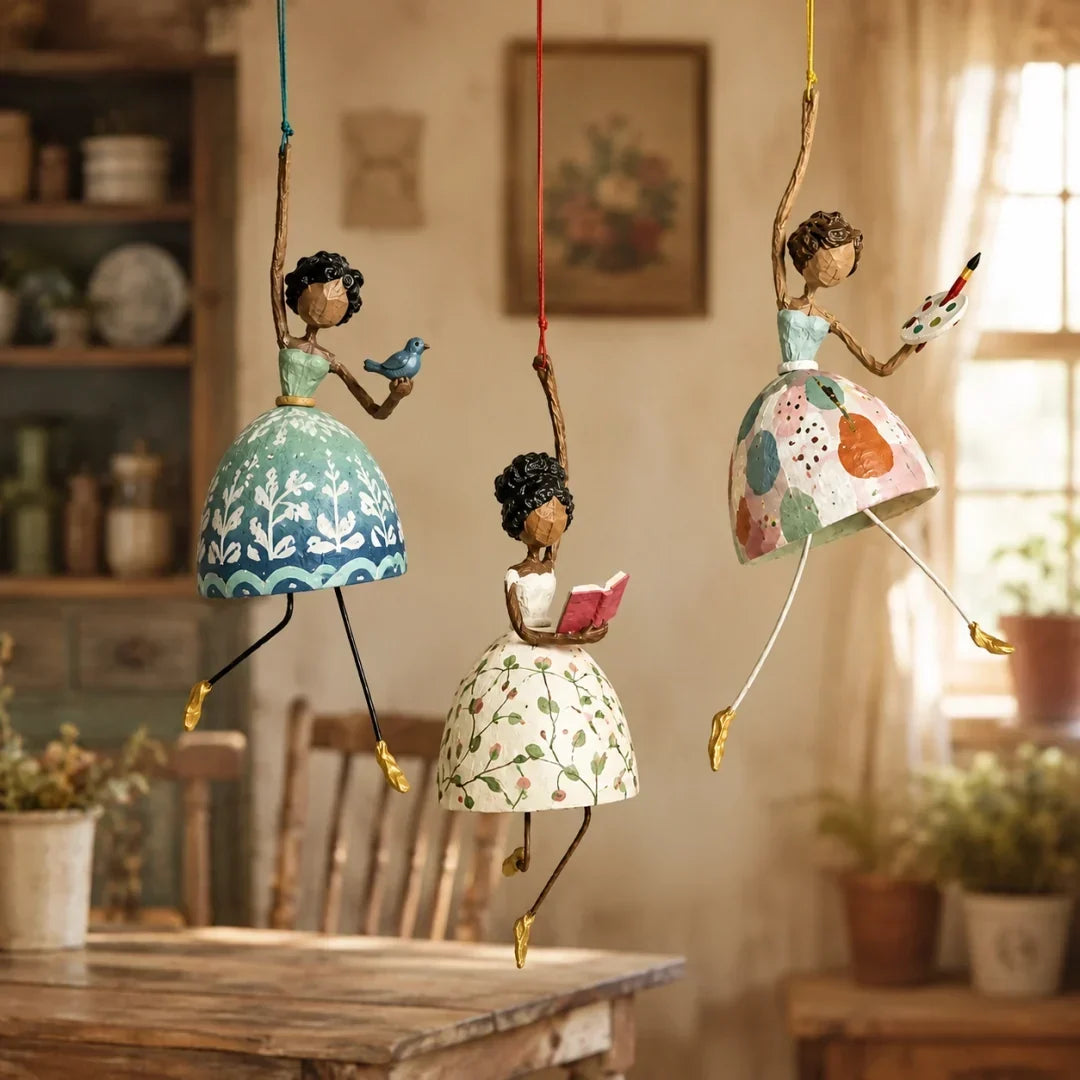 💃🌸 Faites danser votre intérieur — Décoration à suspendre « Danseuse fantaisiste »