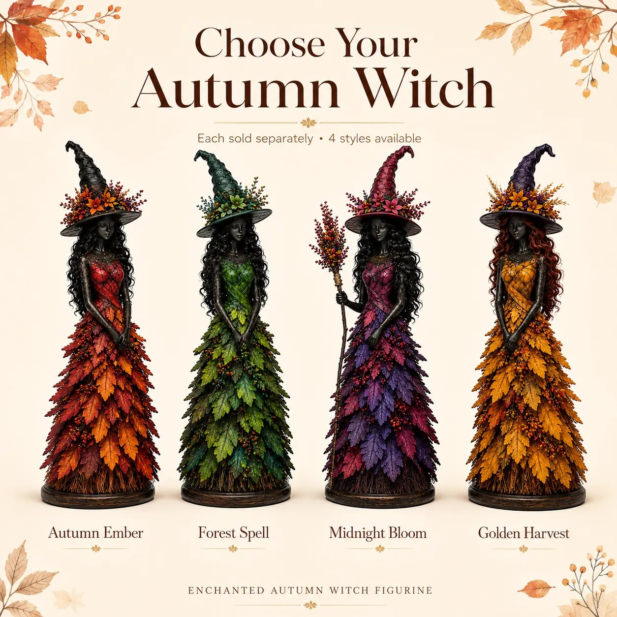 🧙‍♀️Apportez une touche de magie automnale et fantaisiste à votre intérieur ! 🍂