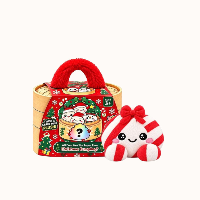 🎄🥟 Peluches Raviolis de Noël – Le cadeau qu'ils déballeront, presseront & montreront à tous