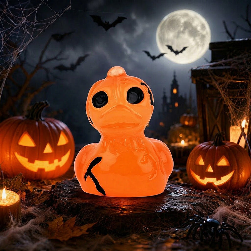 🎃🐤 Mini-canards en résine pour Halloween — 12 motifs effrayants, petites décorations de 1 pouce