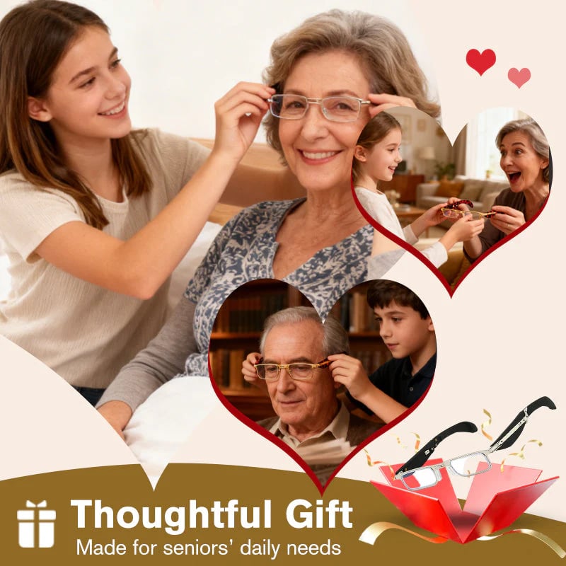 (🎁 Remise finale de 49 %) 👓 Lunettes de lecture pliables, filtre anti-lumière bleue et étui inclu