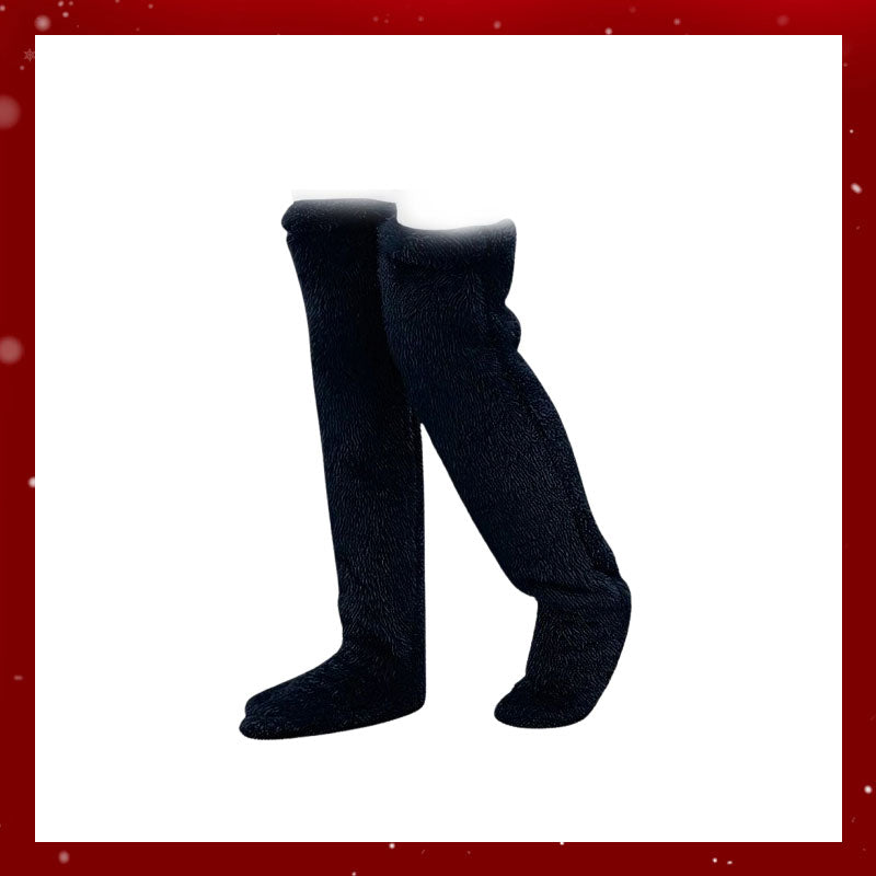 Chaussettes hautes en duvet d'oie pour Noël