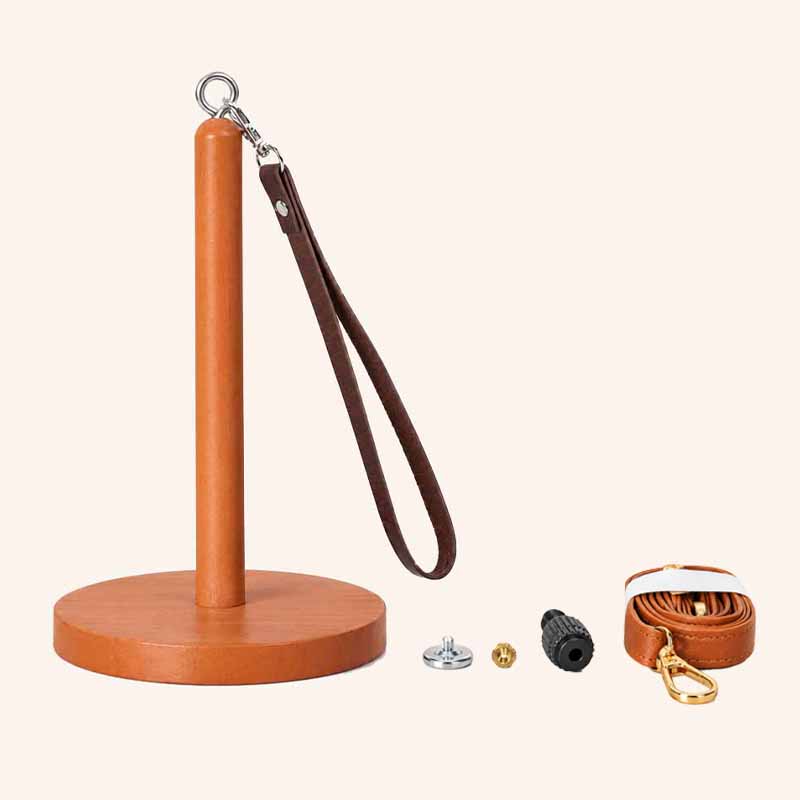 🧶Porte-fil portable — Support de filage et d'enroulement permettant de garder le fil à portée de main tout en ayant les mains libres