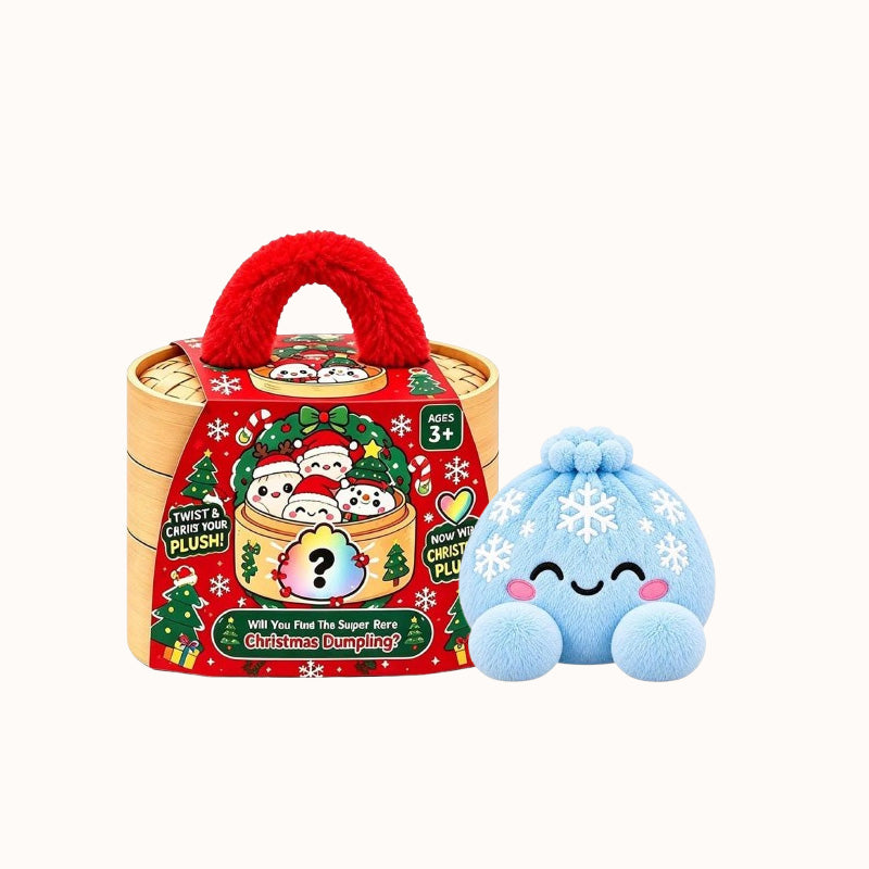 🎄🥟 Peluches Raviolis de Noël – Le cadeau qu'ils déballeront, presseront & montreront à tous