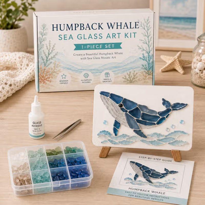 🌊✨ Kit de bricolage artistique sur le thème de l'océan – Créez un superbe chef-d'œuvre en mosaïque