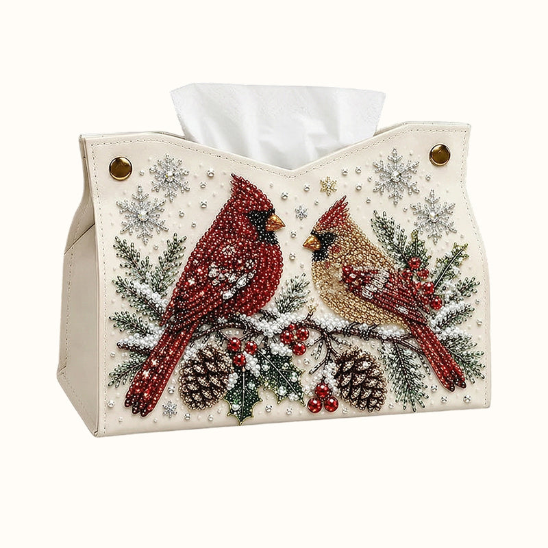 🎄Porte-mouchoirs « Diamond Painting » à réaliser soi-même — Bricolage de Noël double face, motifs festifs et usage quotidien