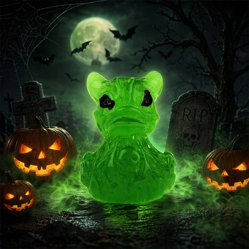 🎃🐤 Mini-canards en résine pour Halloween — 12 motifs effrayants, petites décorations de 1 pouce