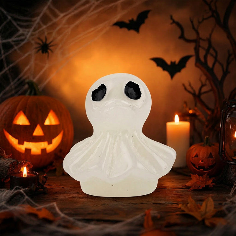 🎃🐤 Mini-canards en résine pour Halloween — 12 motifs effrayants, petites décorations de 1 pouce