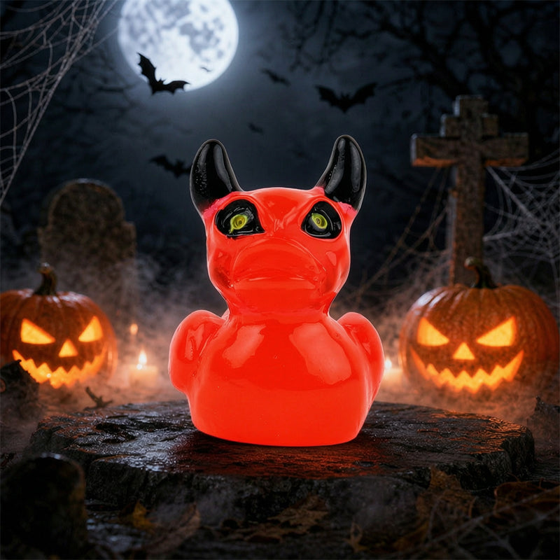 🎃🐤 Mini-canards en résine pour Halloween — 12 motifs effrayants, petites décorations de 1 pouce