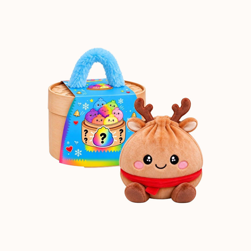 🎄🥟 Peluches Raviolis de Noël – Le cadeau qu'ils déballeront, presseront & montreront à tous