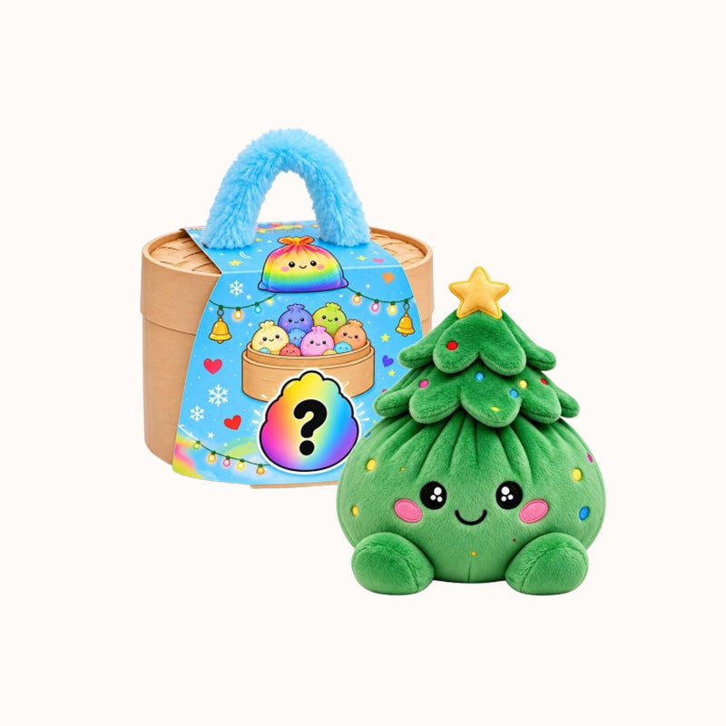 🎄🥟 Peluches Raviolis de Noël – Le cadeau qu'ils déballeront, presseront & montreront à tous