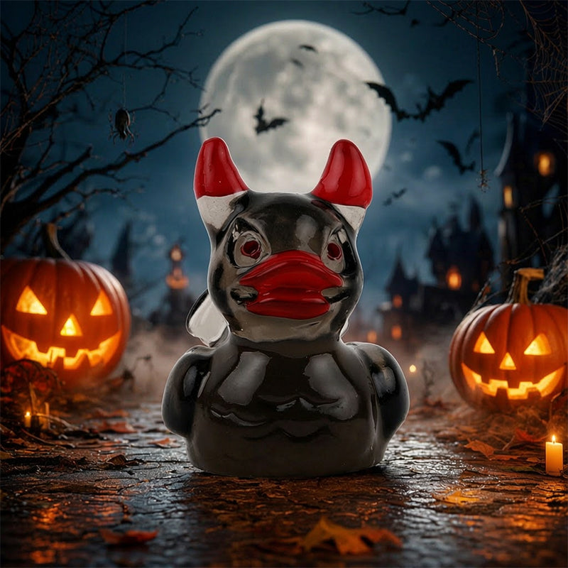 🎃🐤 Mini-canards en résine pour Halloween — 12 motifs effrayants, petites décorations de 1 pouce