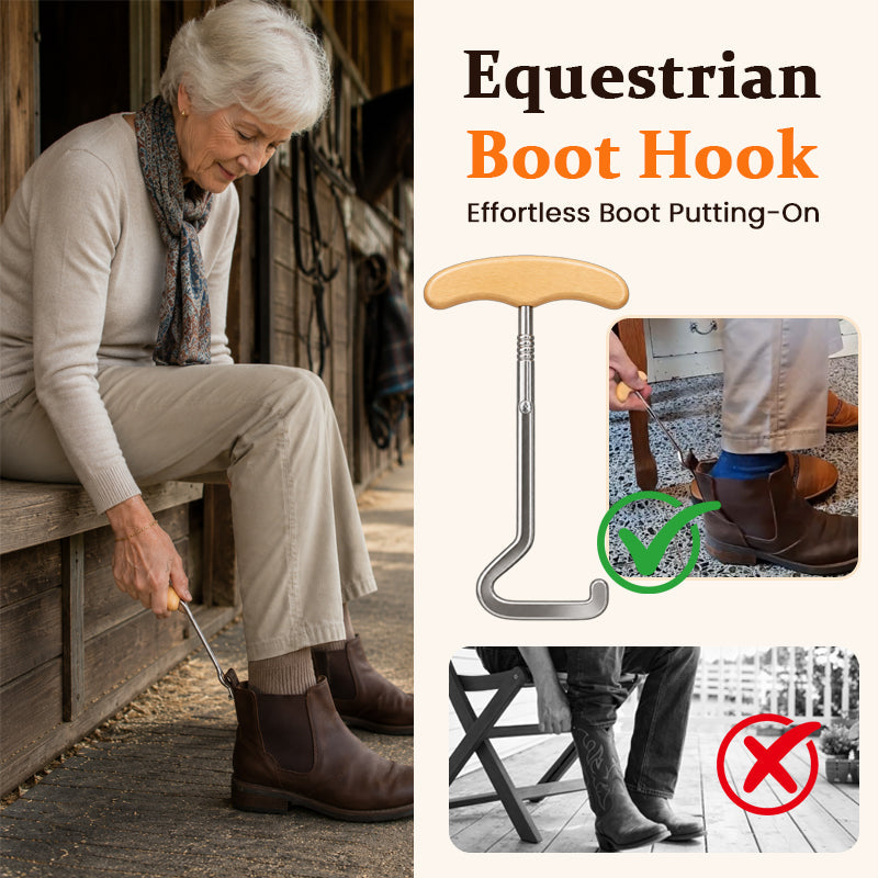 👞🐎 Enfilez vos chaussures en tout confort — Crochet à chausse-pied en forme de cheval