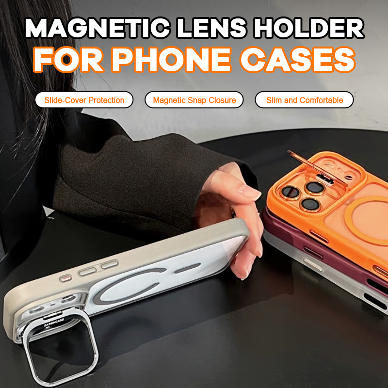 Support magnétique pour objectif pour coque de téléphone antichoc 📱