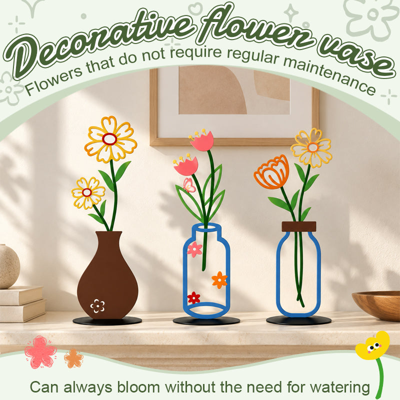 🌷 Une floraison éternelle — Décoration florale pour vase
