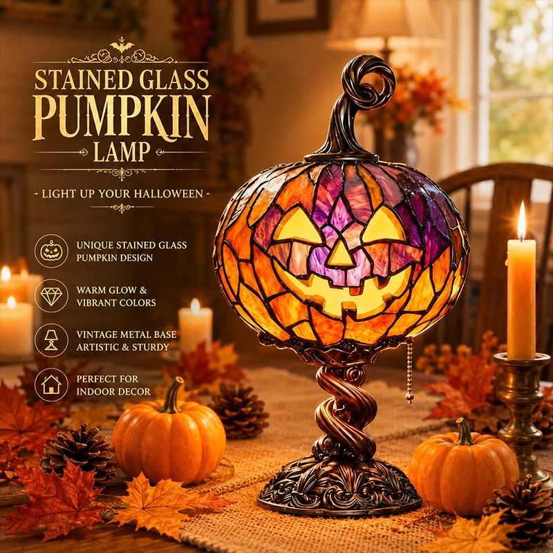 🎃 Lampe en citrouille haute : une lueur automnale chaleureuse et une décoration lumineuse pour Halloween ! 🍂