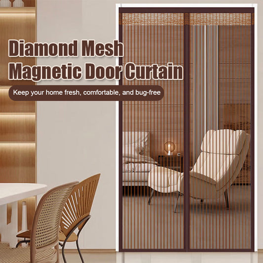 🦟 Éloignez les nuisibles : s'installe en 2 minutes ! Le rideau de porte en filet magnétique ! 🚪 Entrez sans crainte : il se ferme tout seul ! ✨
