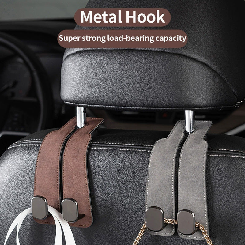 🚗🔩 Support de téléphone pour voiture à double crochet — Capacité de 5 kg, pour une conduite sans encombrement