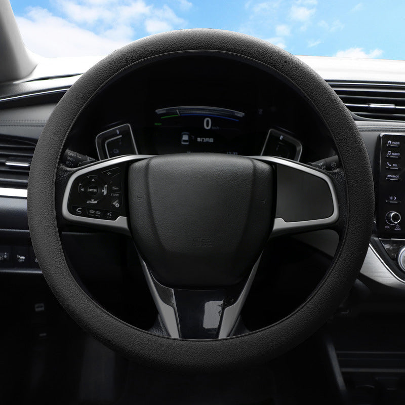 🚗Housse de volant en silicone — Prise en main antidérapante, confort et style en toutes saisons