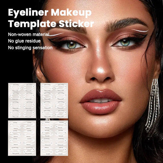 Modèle de maquillage ombres à paupières/eyeliner autocollants