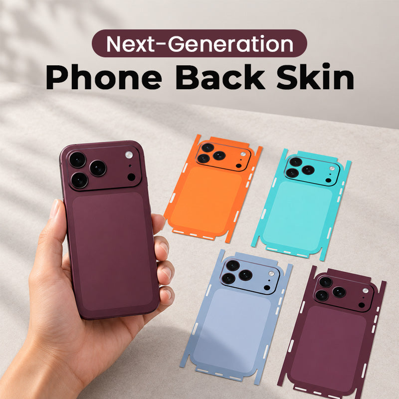 📱✨ Premium Phone Back Skin — Complete Rear Refresh with Slim Case-Free Profile