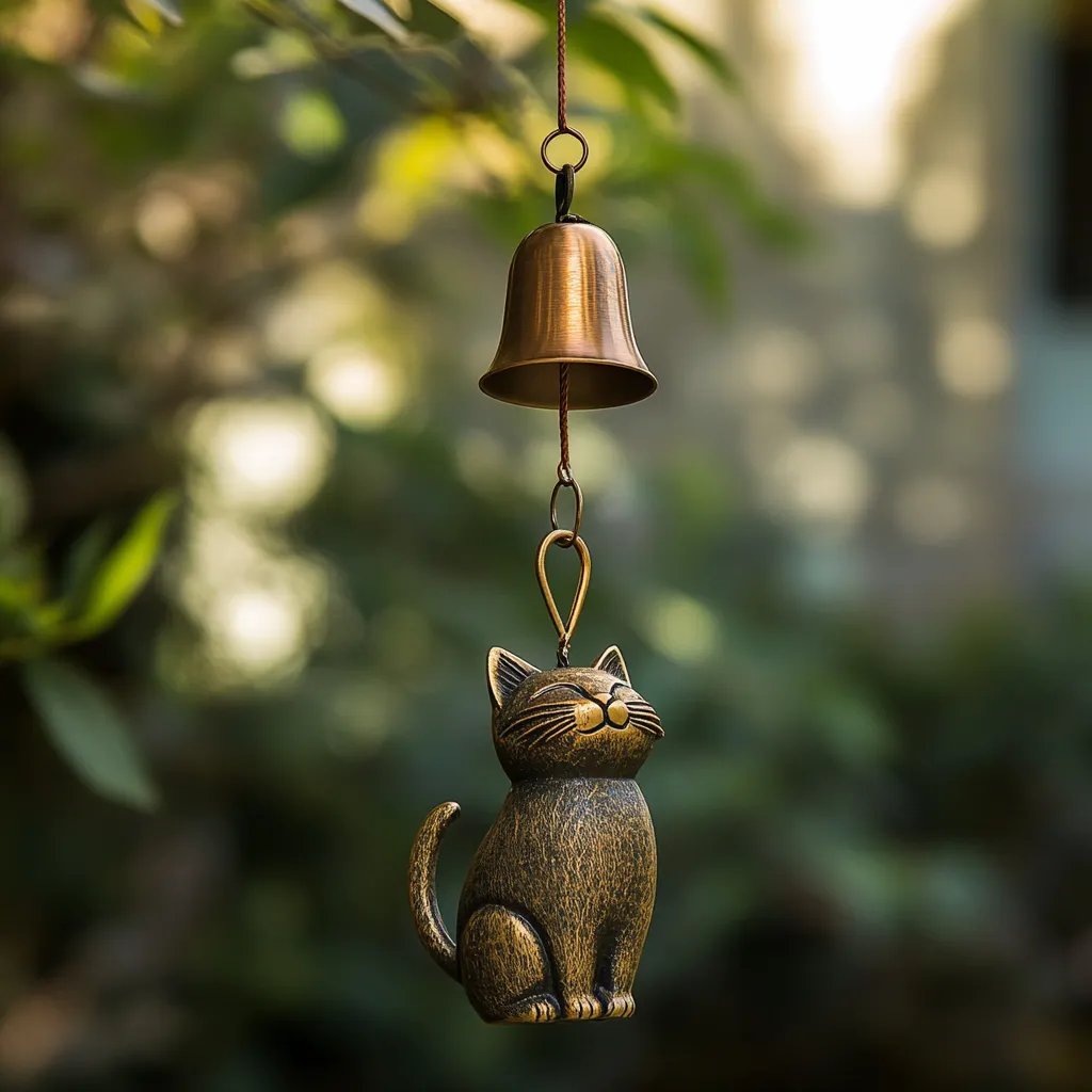 ⏳Offre spéciale : 70 % de réduction🐱Carillon éolien rétro fait main en forme de chat