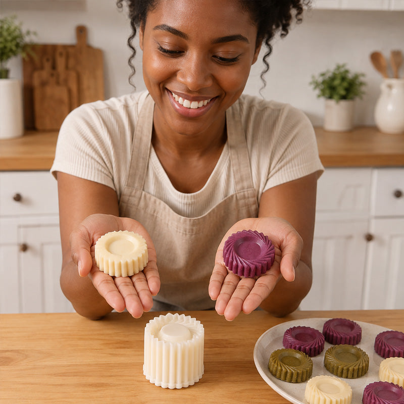 🔄🥐 Moule à pâtisserie 2-en-1 double face — Deux formes décoratives, un seul ustensile de pâtisserie compact