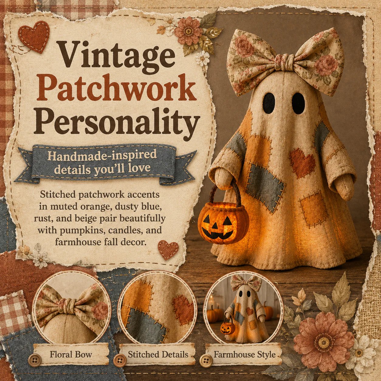 Apportez une touche de nostalgie fantaisiste à votre intérieur et créez une ambiance chaleureuse et douillette ! 🎃✨🍂