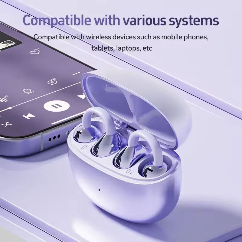 Casque Bluetooth avec clip d'oreille