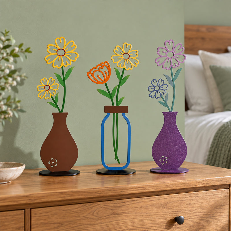 🌷 Une floraison éternelle — Décoration florale pour vase