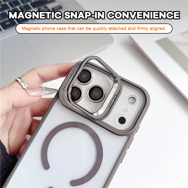 Support magnétique pour objectif pour coque de téléphone antichoc 📱